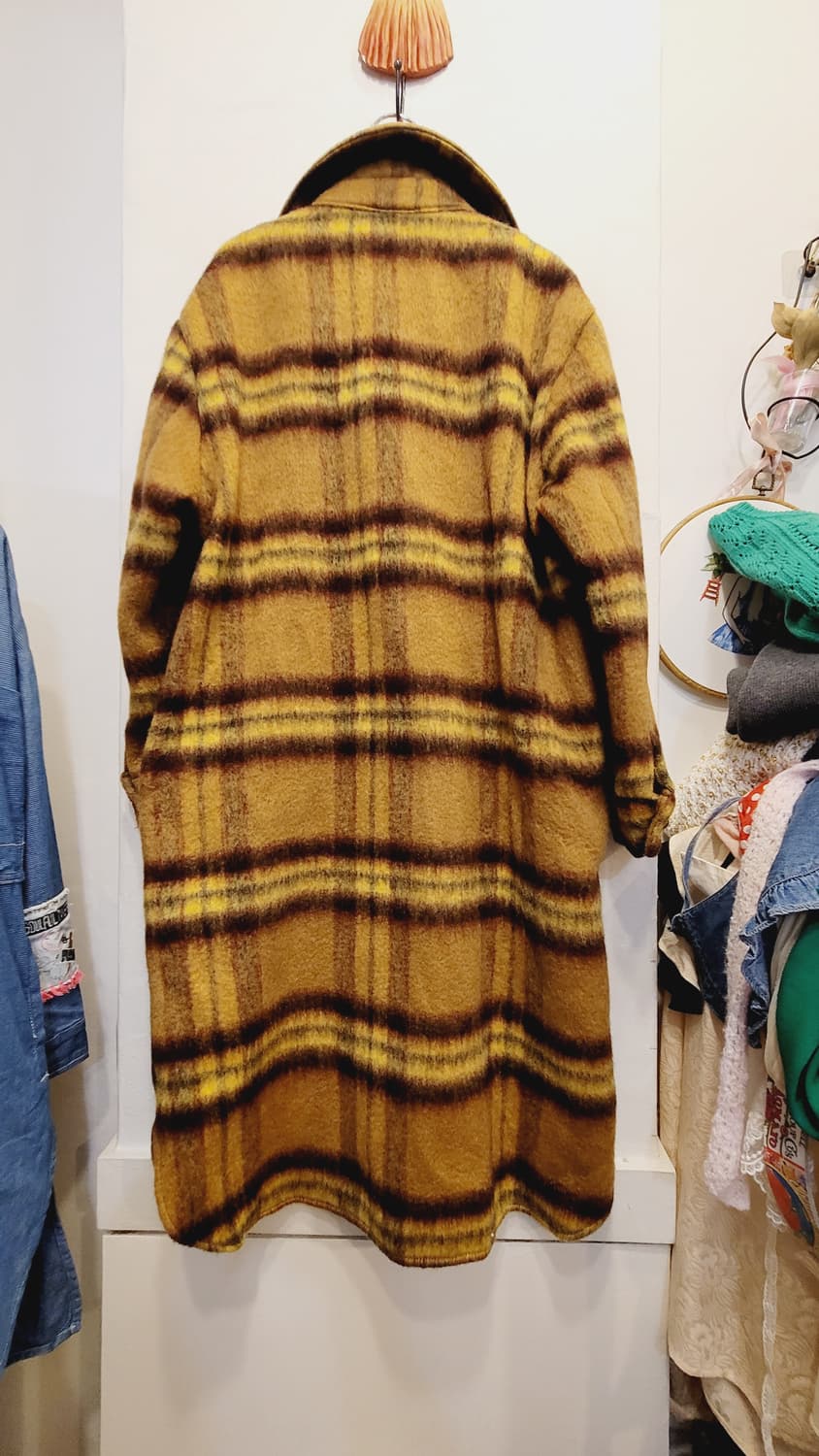 베네통 펠트울 셔츠코트. 상품이미지5