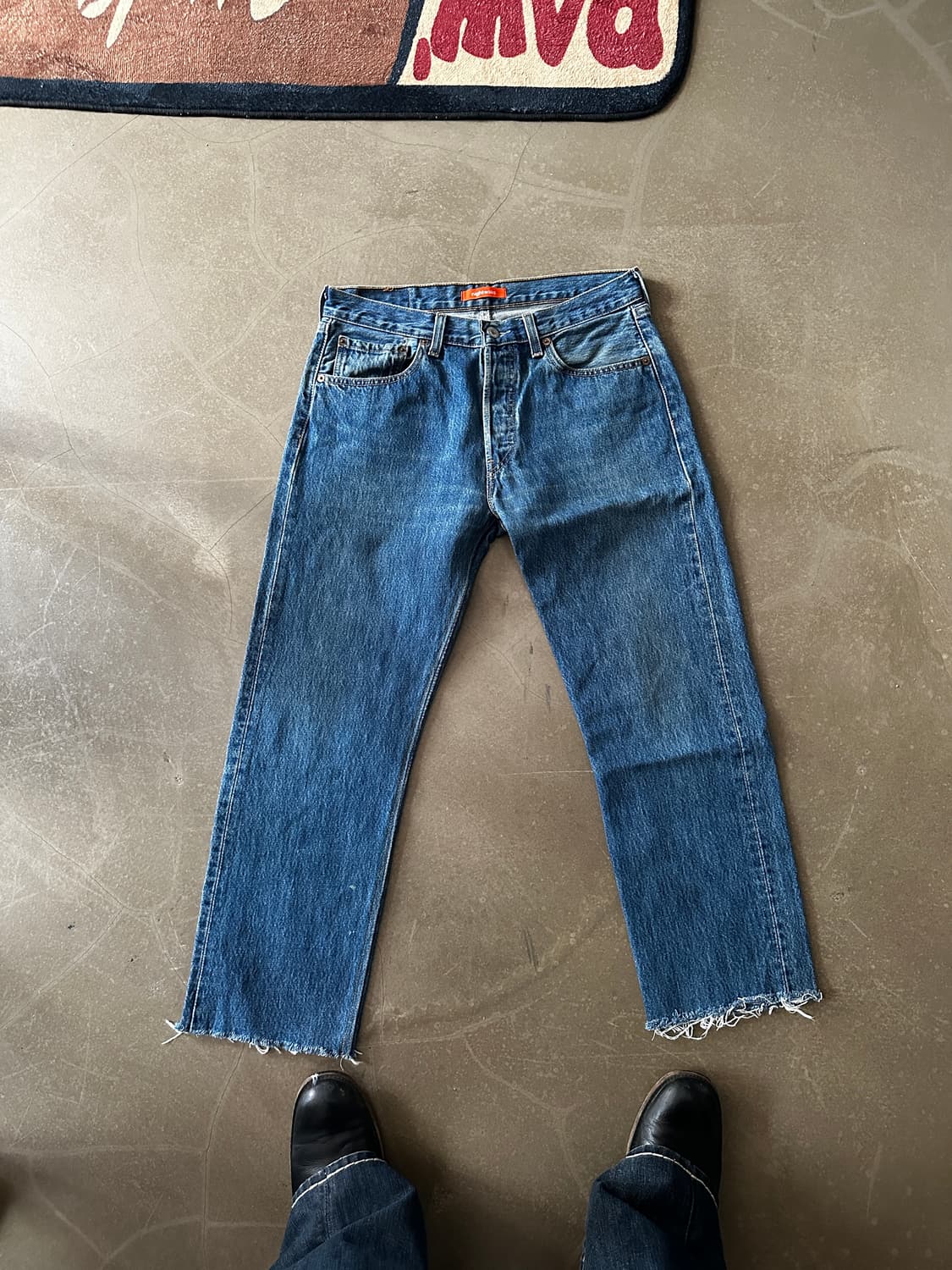Levis 리바이스 501 nightwaks 커스텀 데님 팬츠 상품이미지3