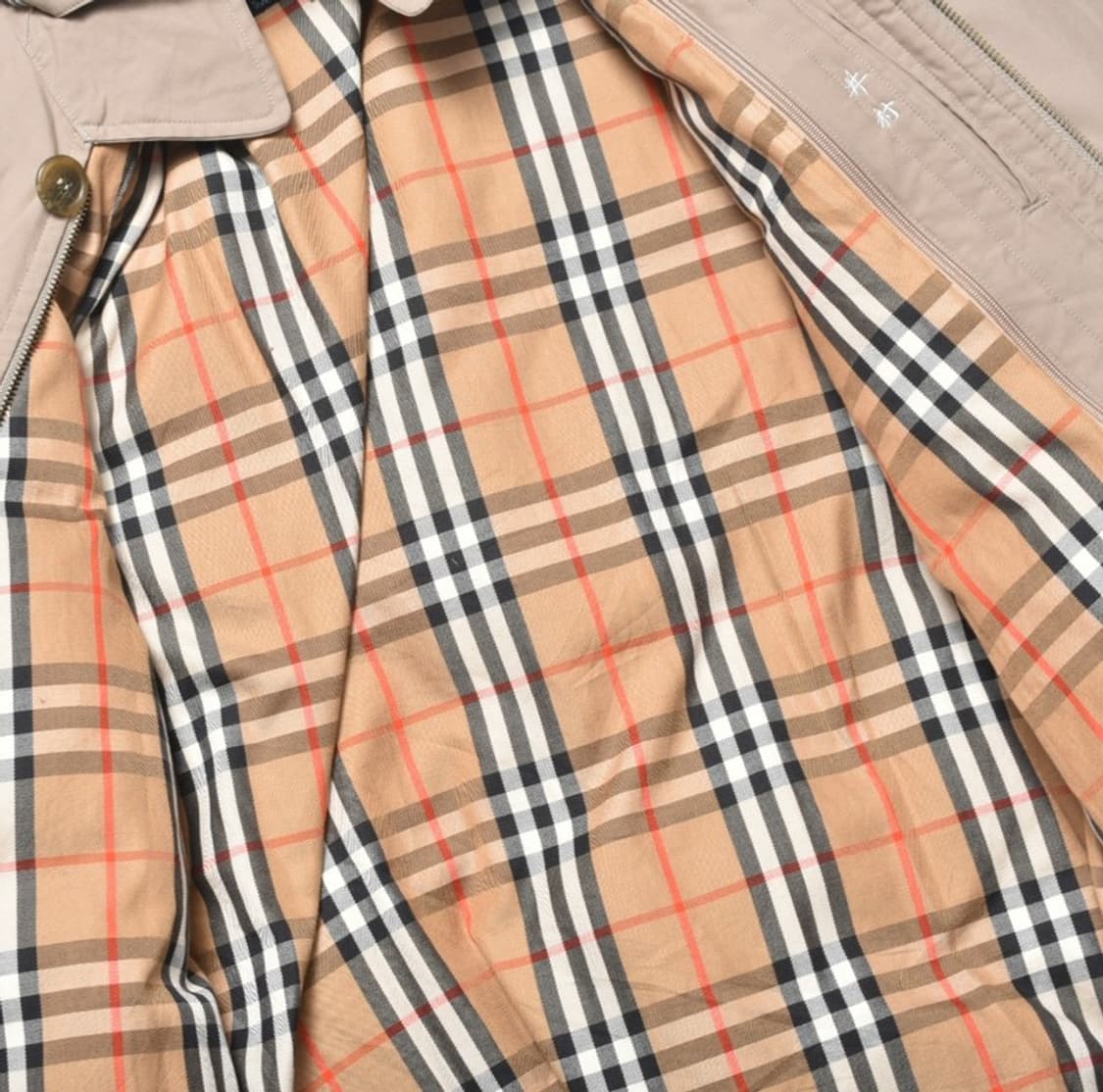 90S 버버리 사파리 후드 점퍼 구스다운 거위털 패딩 점퍼 N1097 상품이미지8