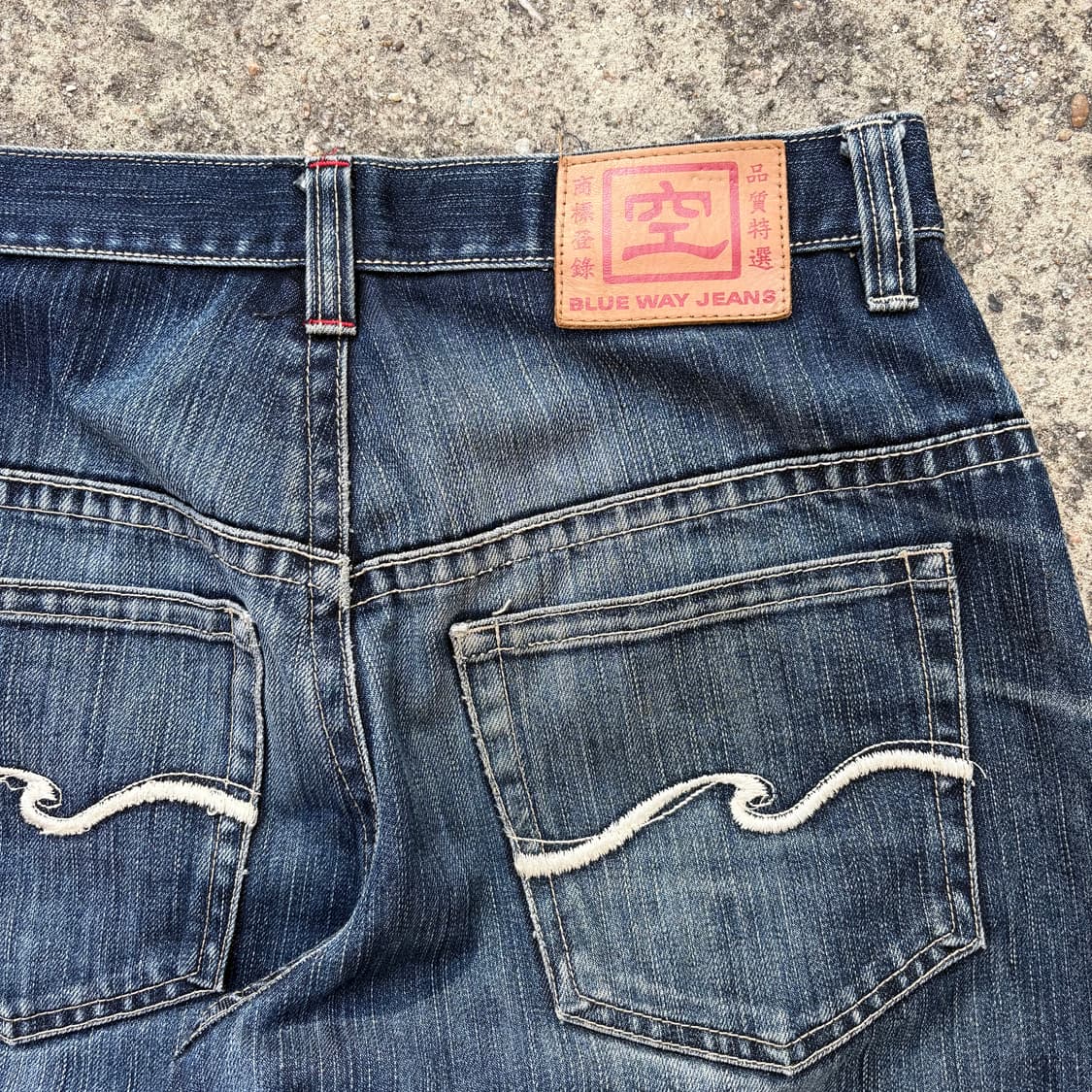 (32) 재패니즈 레이디 프린팅 디테일 데님 팬츠 상품이미지4