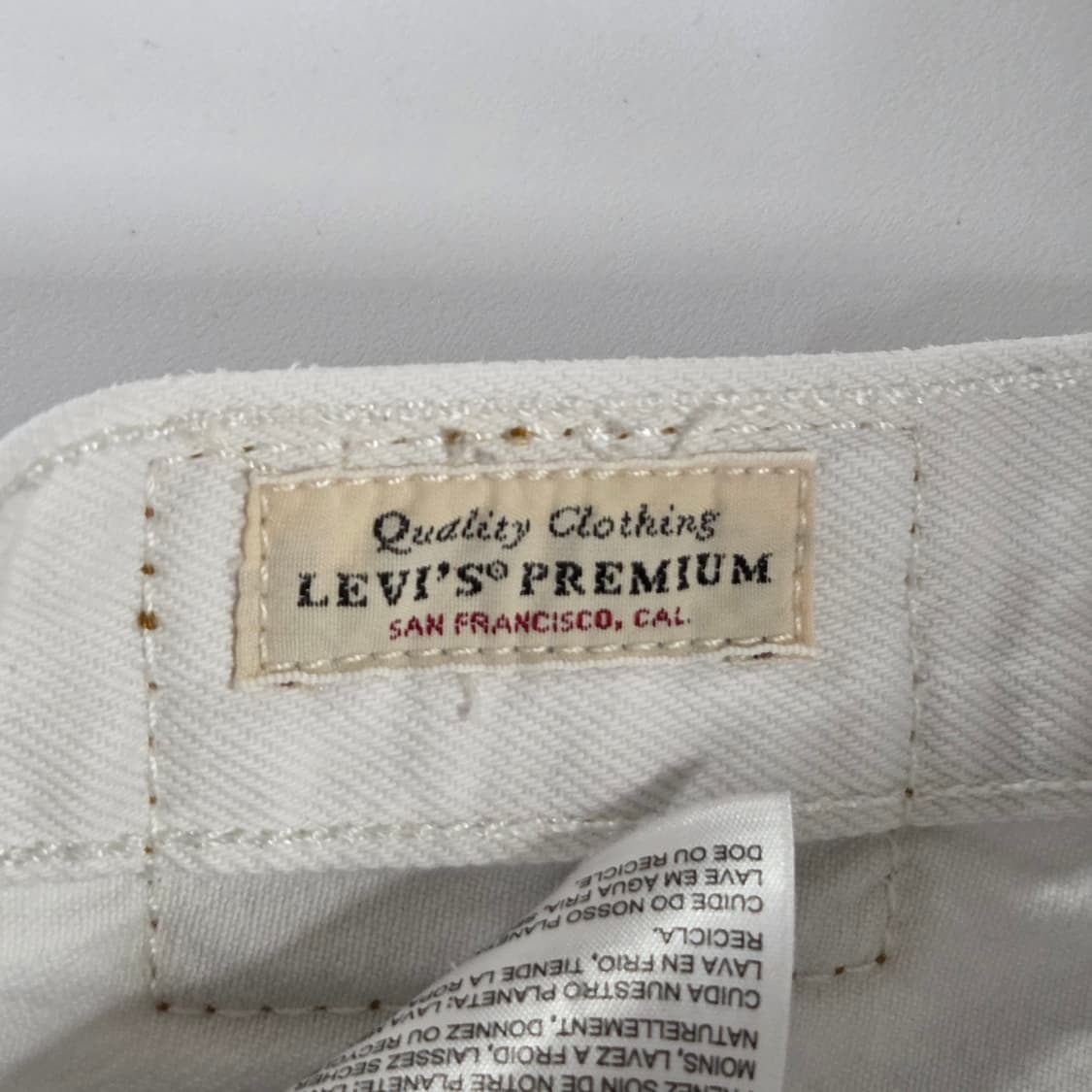 리바이스 화이트진 501 25/26 상품이미지5