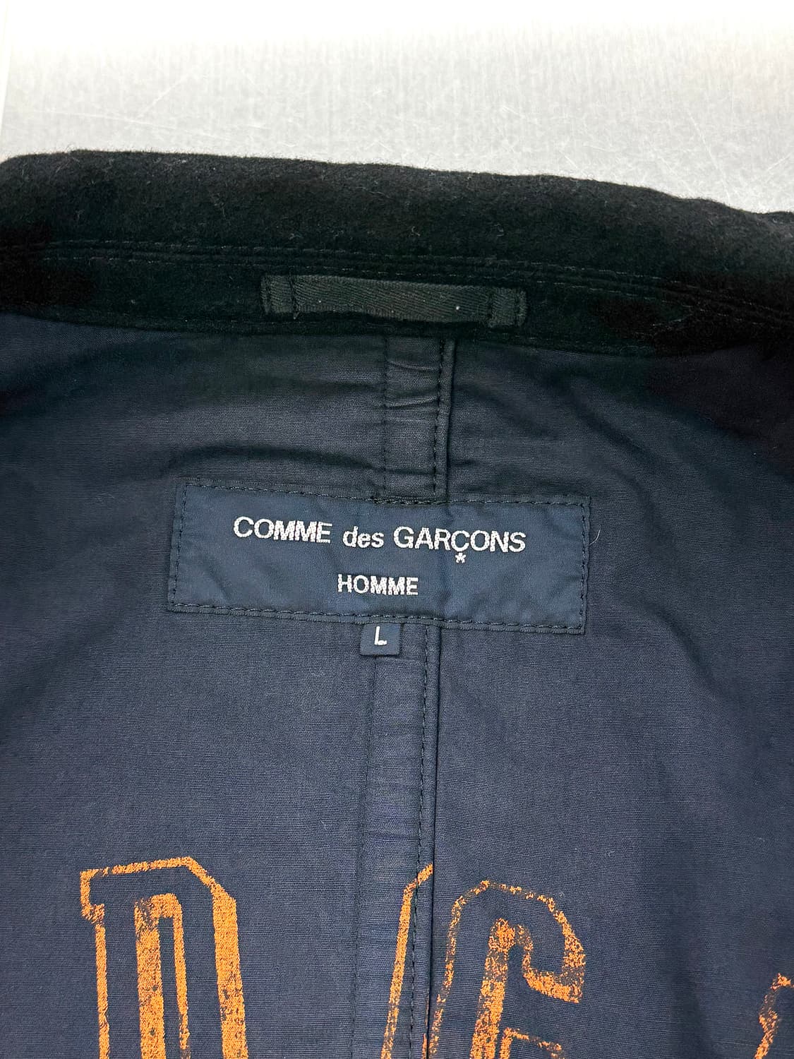 꼼데가르송 옴므 ad 2006 라이닝 풋볼 블랙 2b 블레이저 자켓 상품이미지7