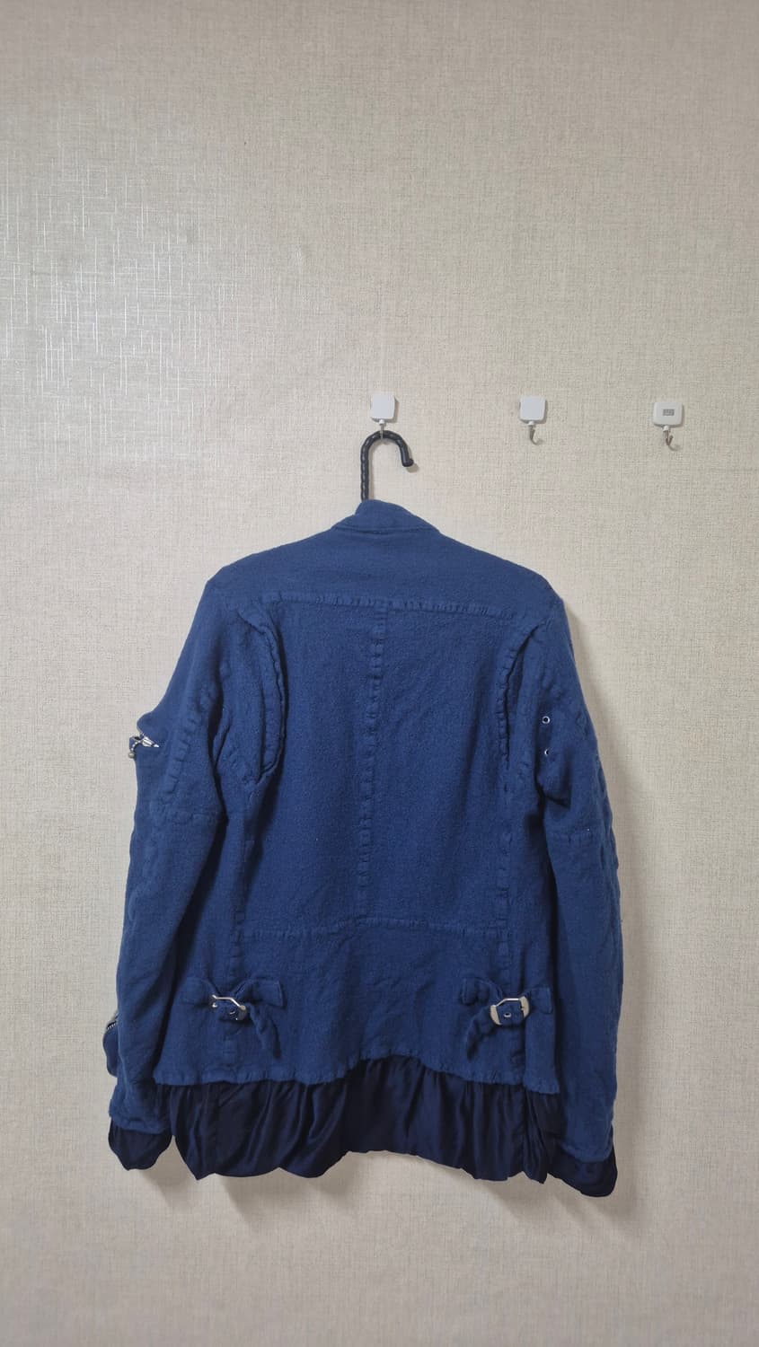 준야 와타나베 07aw 축융 울 라이더 자켓 블루 상품이미지2