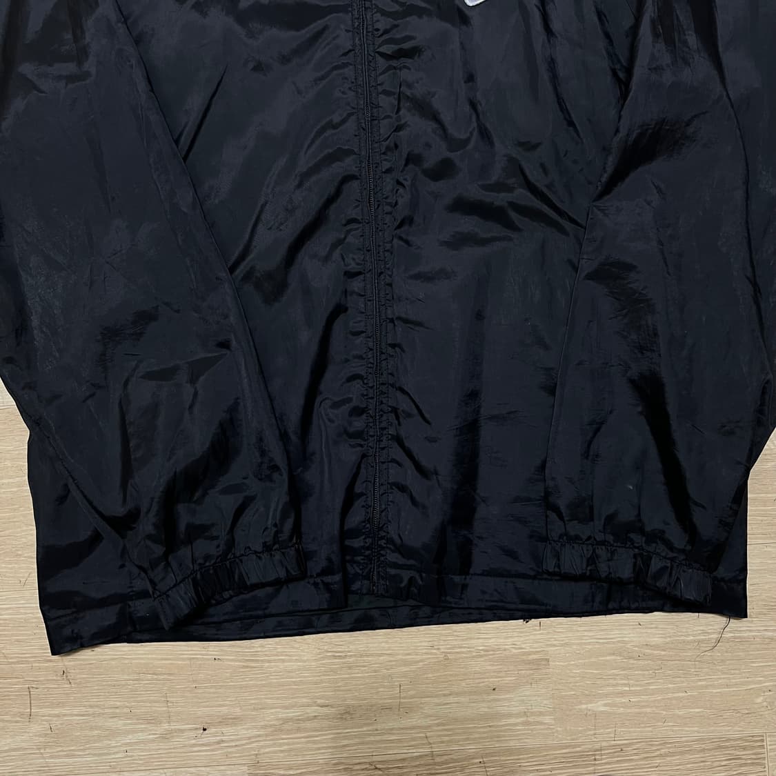 나이키 스우시 로고 베이직 바람막이 후드자켓 [블랙] M/95 상품이미지3