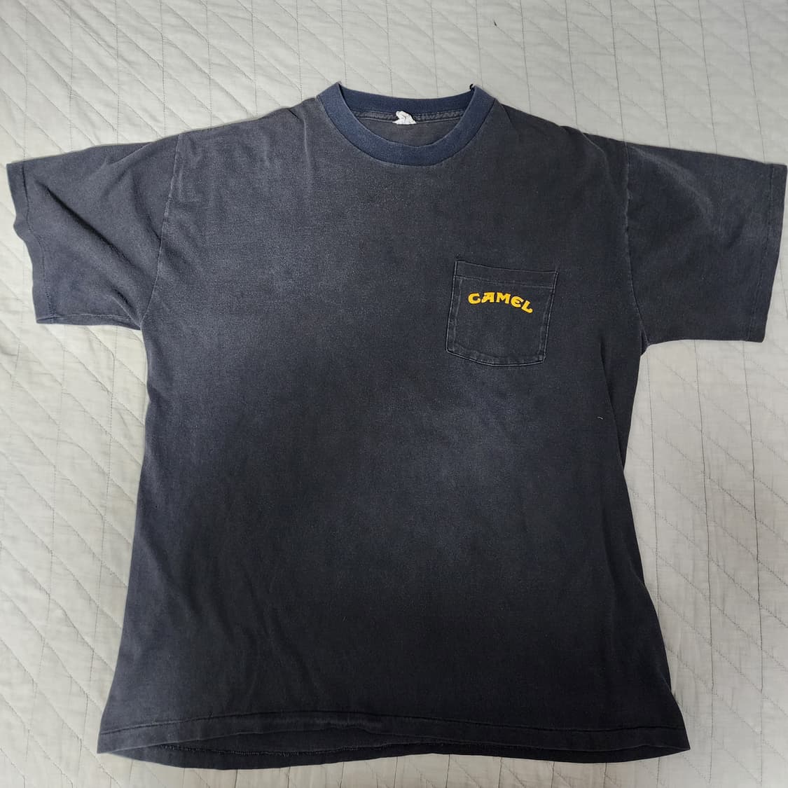 [XL] 90s 빈티지 카멜 프로모 본 투비 스무스 포켓 티셔츠 페이디드 상품이미지4