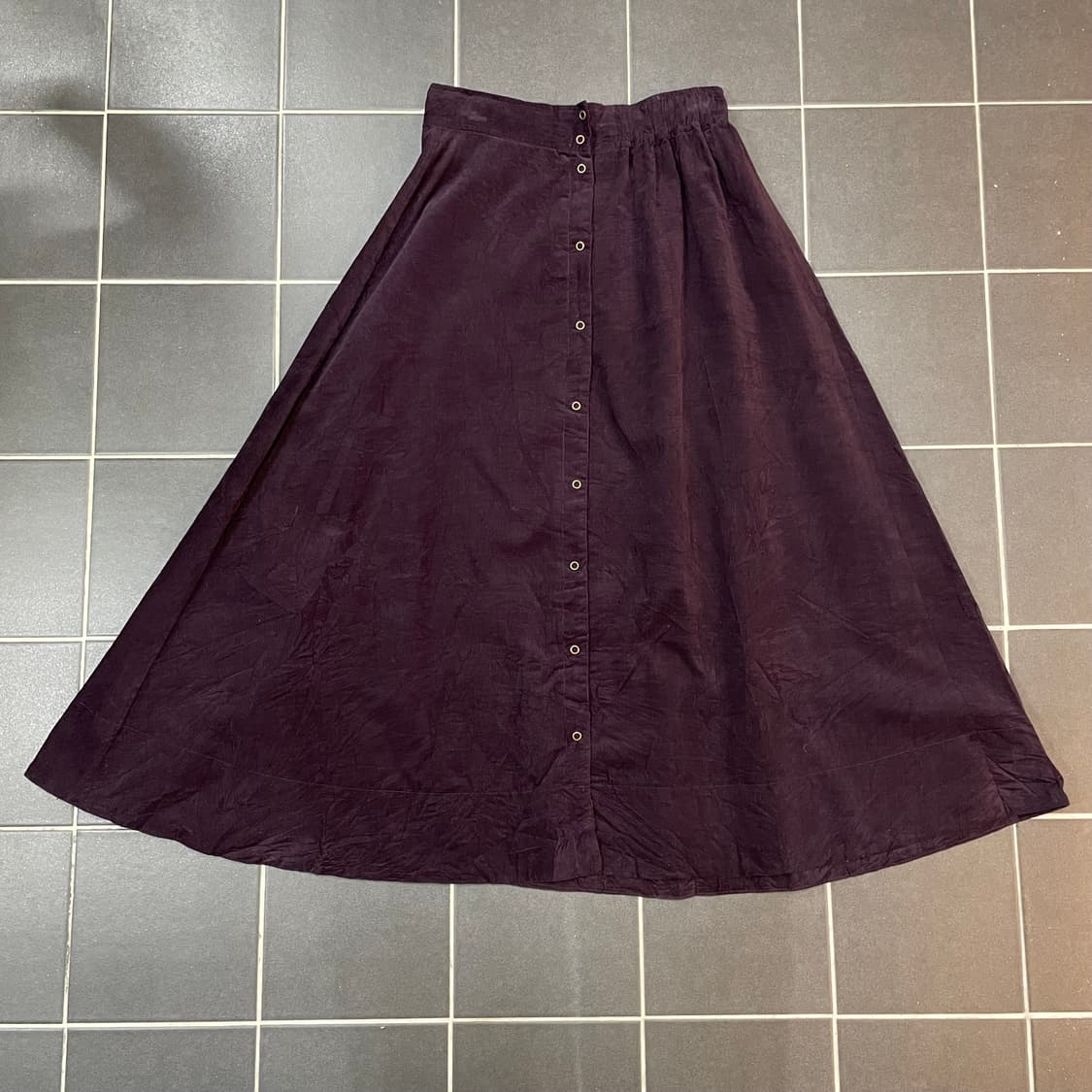 Vintage coduroi long skirt 상품이미지2