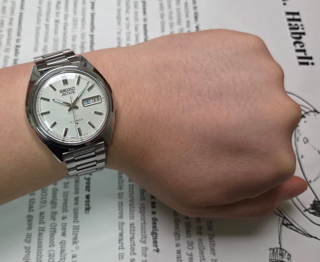 빈티지 세이코 액투스 7019 한자 데이데이트 순정 실버판 브레이슬릿 v 상품이미지7