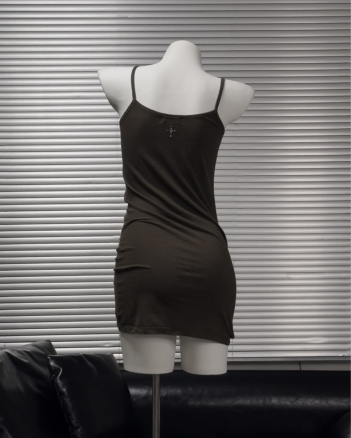 {G.O.A} Rhinestone Cross Cami Dress   상품이미지2