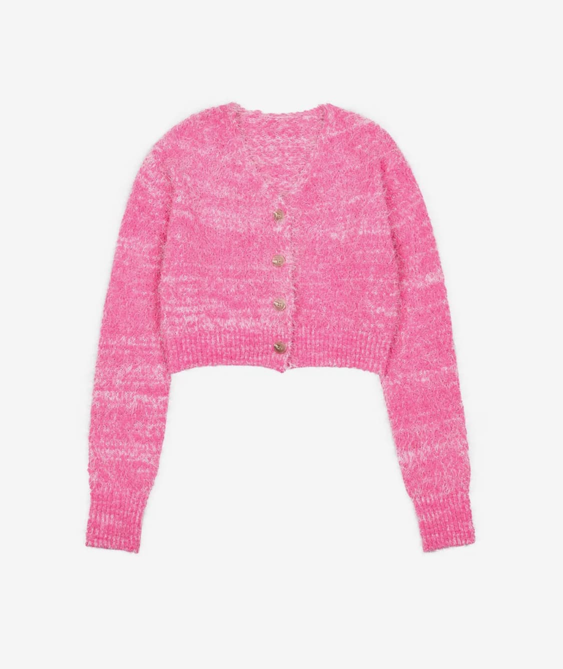 라티젠 팝콘 가디건 머플러 세트 핑크 상품이미지4