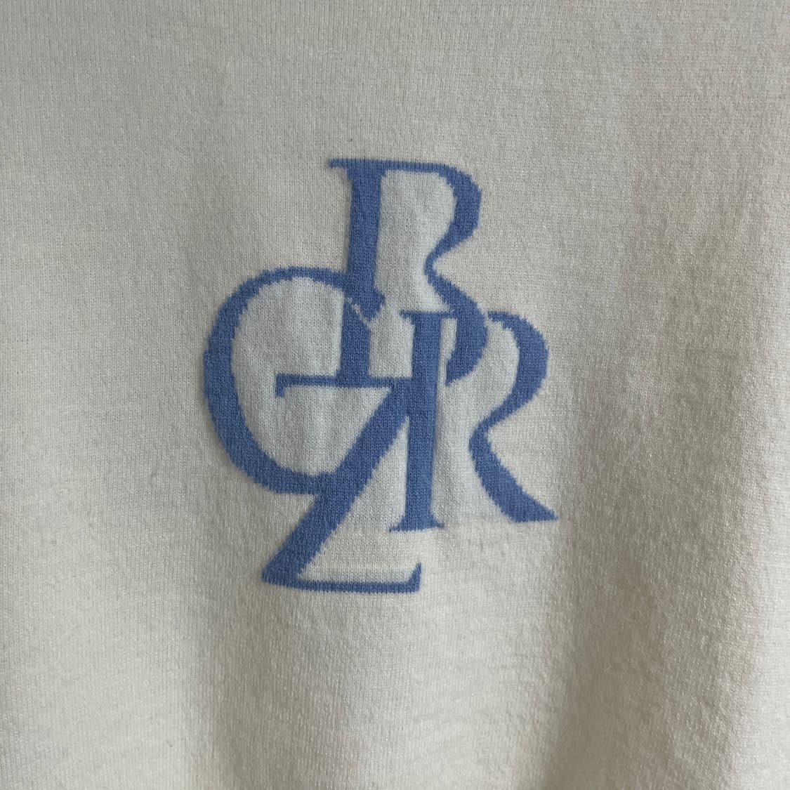 시티브리즈 빅로고 크롭 니트 상품이미지3