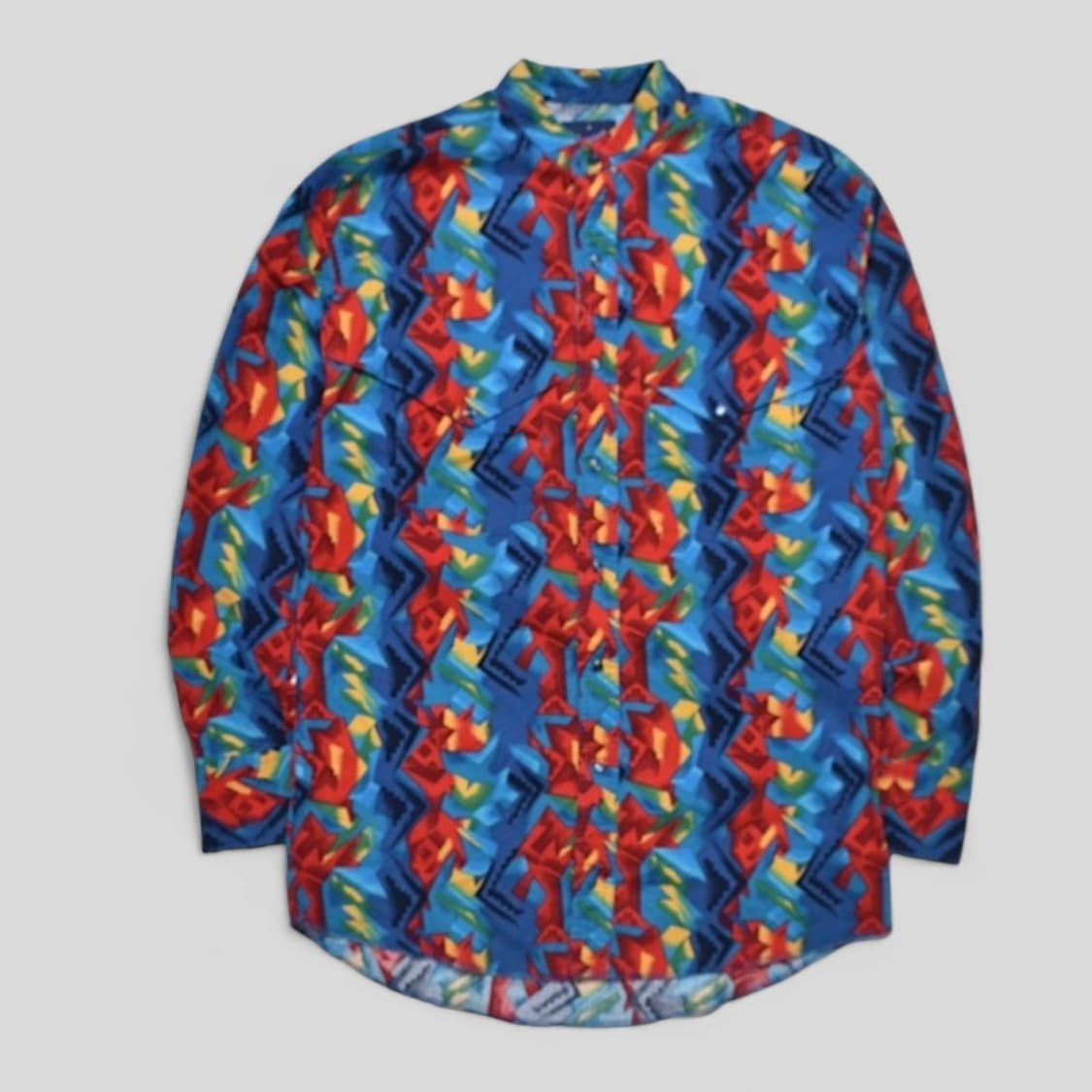 랭글러 트로피컬 차이나 카라 스냅버튼 웨스턴 셔츠 남방 N167  상품이미지1