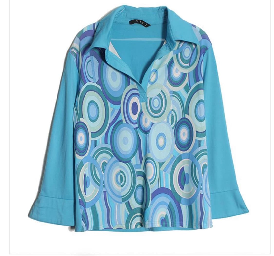 open-collar top 상품이미지1