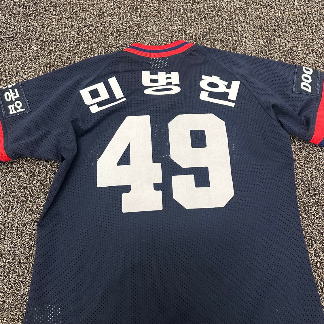 두산베어스 야구유니폼 반팔티셔츠 민병헌 마킹 여성 키즈사이즈  상품이미지5
