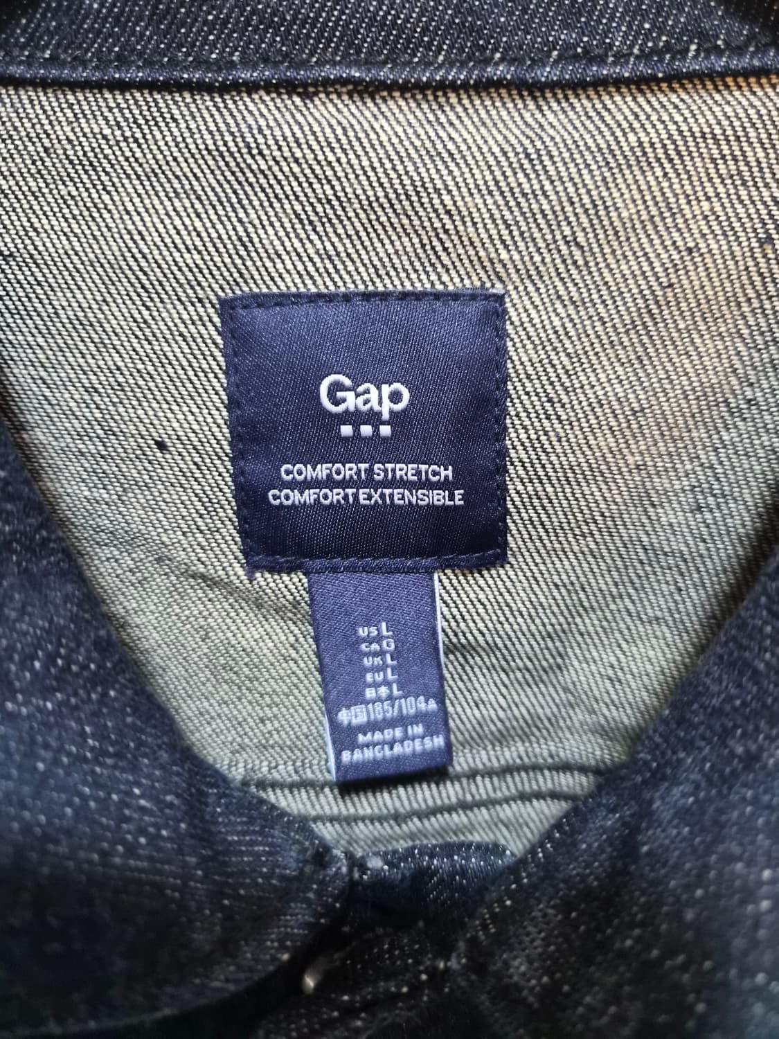L) GAP 갭 컴포트 데님자켓 팝니다 상품이미지3