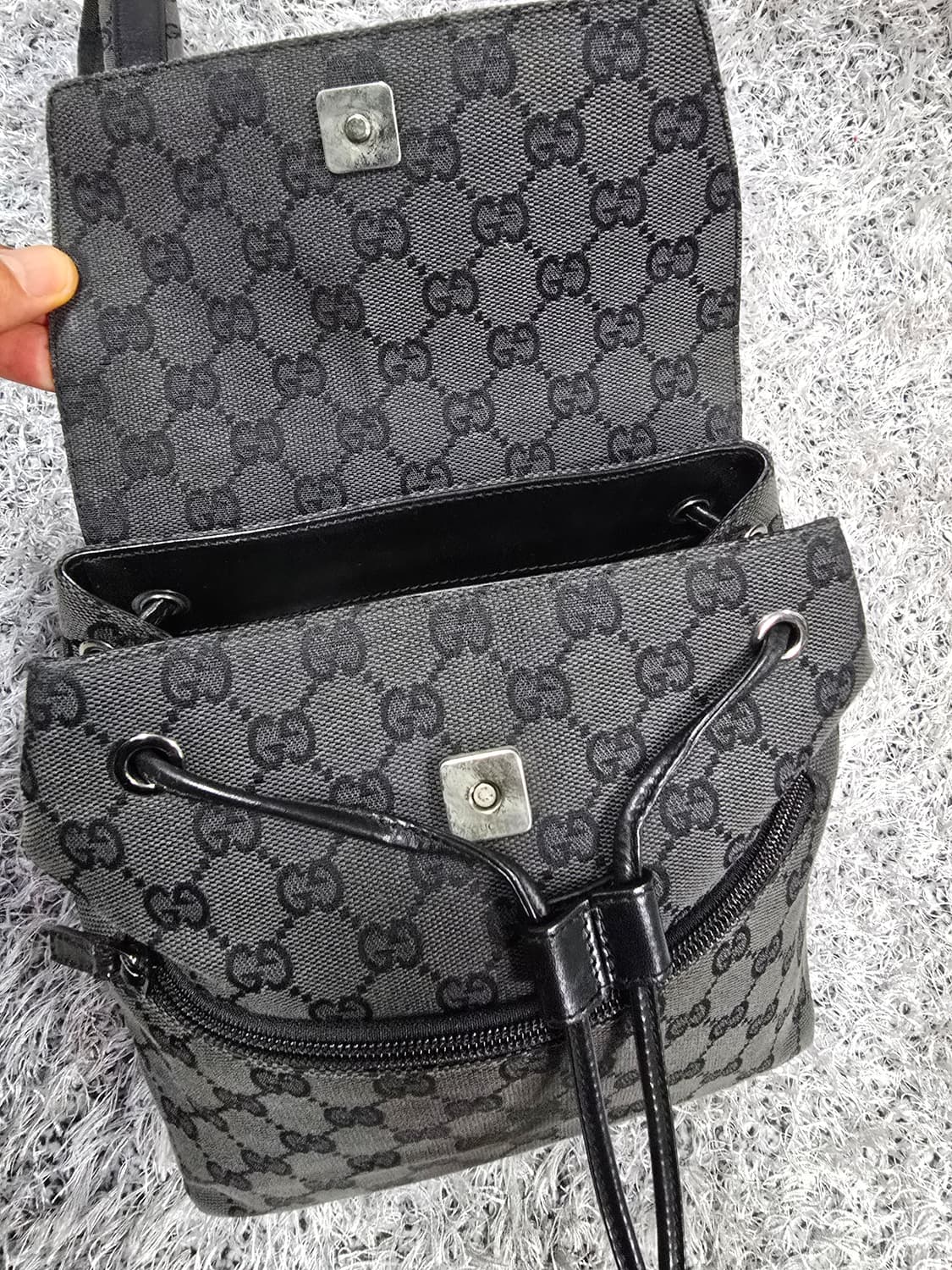 구찌 GG 캔버스 백팩 스몰 상품이미지8