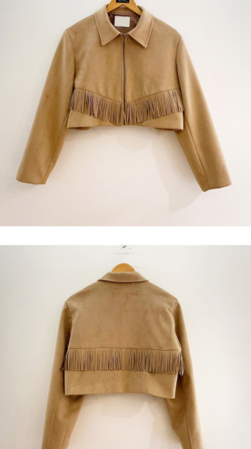 Fringe Western Jacket Beige 상품이미지1
