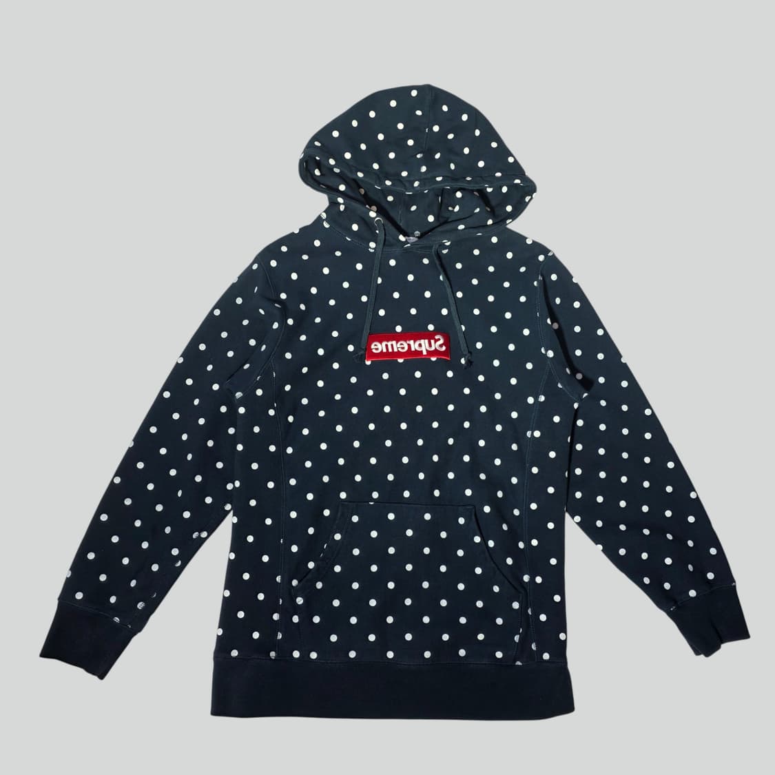 [L]슈프림 X 꼼데가르송 도트 후드 상품이미지1