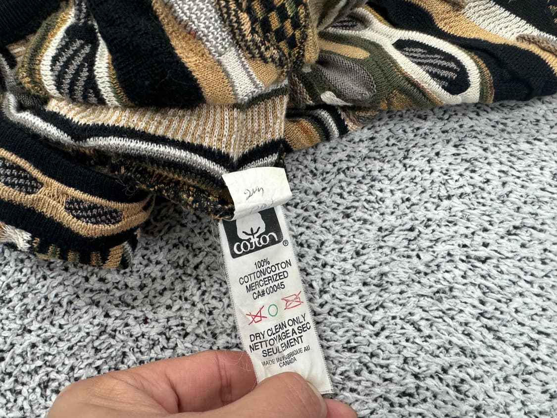 TUNDRA 90s 캐나다 3D 면케이블니트 상품이미지5