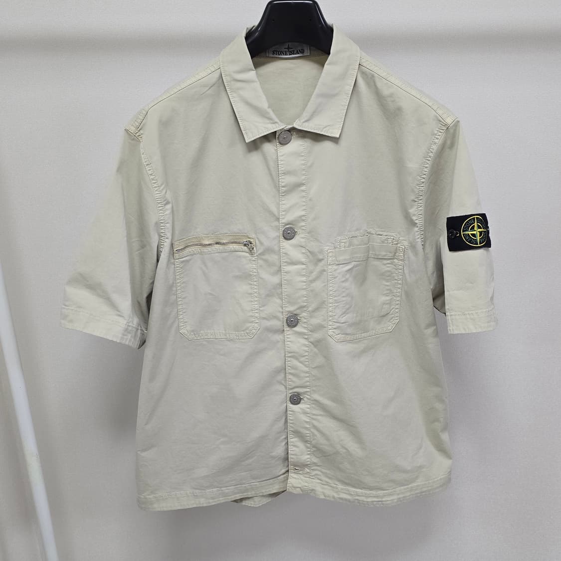 24fw 스톤아일랜드 반팔 오버셔츠 xl사이즈 105 판매 상품이미지1