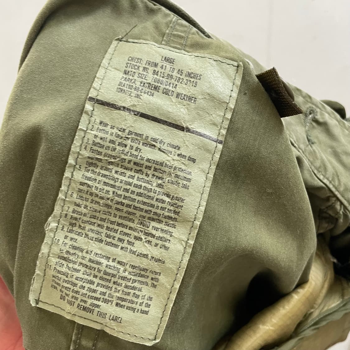1980’s US ARMY M-65 Fishtail Parka 상품이미지6