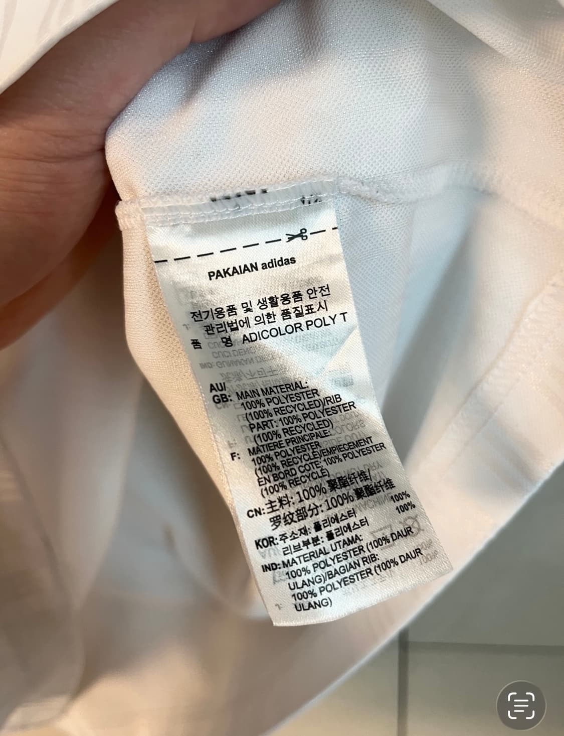 아디다스 아디컬러 파이어버드 반팔티셔츠 [M] 상품이미지5