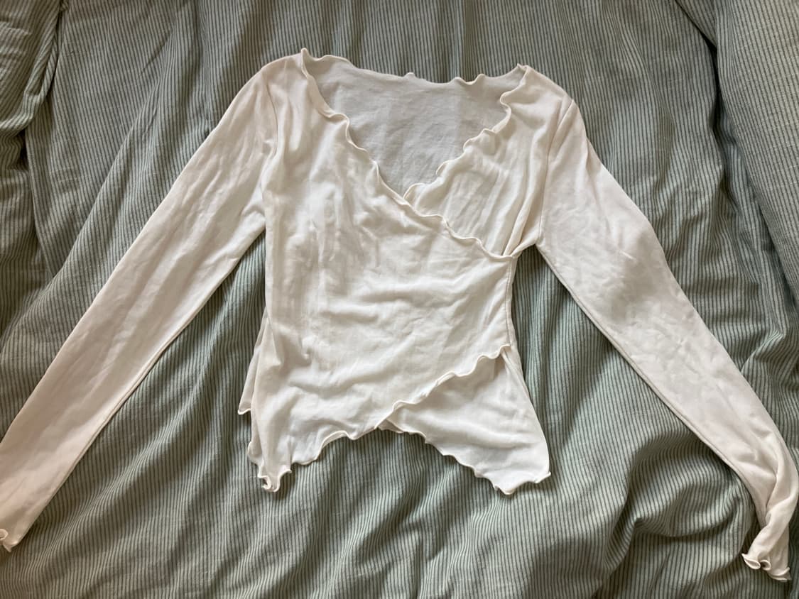 샵 페어리 랩 티셔츠 아이보리 상품이미지2