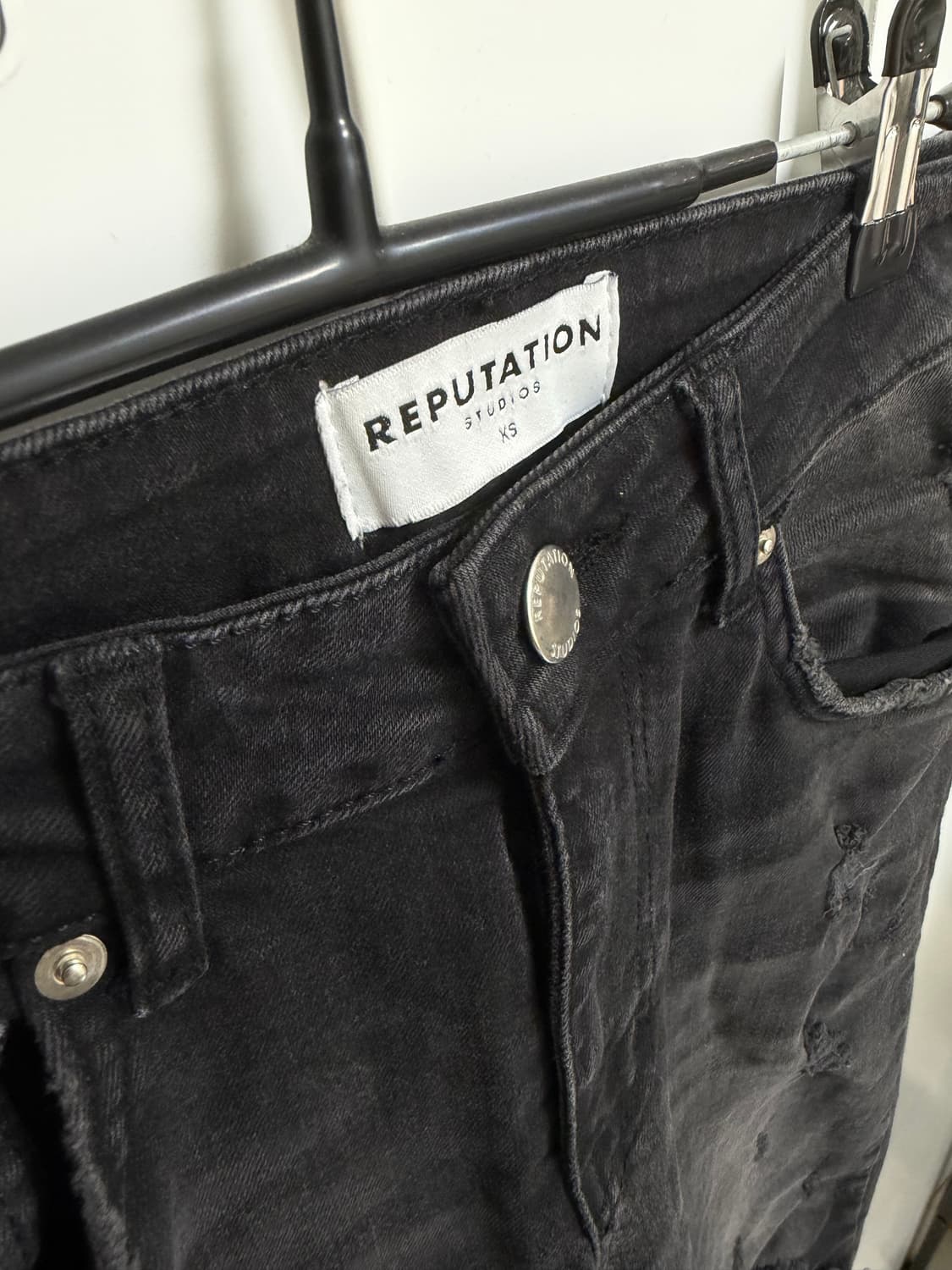 아미리 mx1 레더패치 진 복각팬츠 상품이미지3