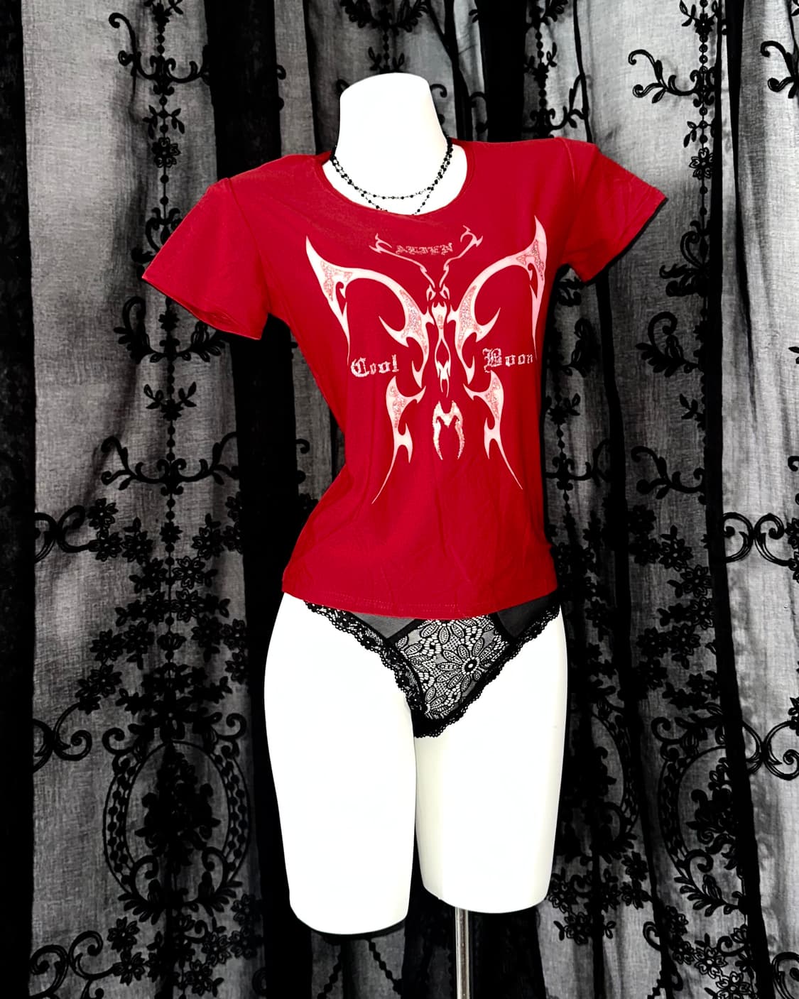 red tribal short sleeve 상품이미지1
