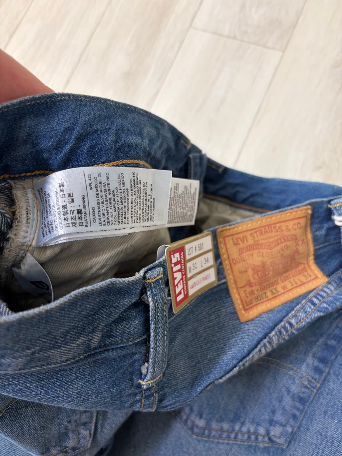 리바이스빈티지클로딩 LVC 54501 Dizzy Leg 31X34 새제품 상품이미지6