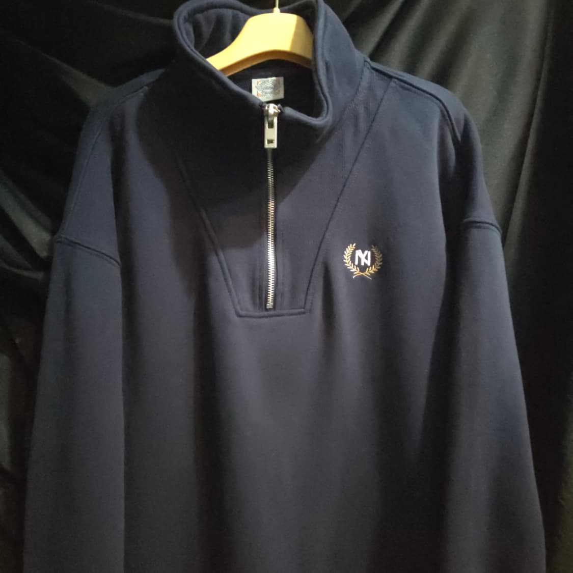 이벳필드 네이비 하프집업 맨투맨 상품이미지2