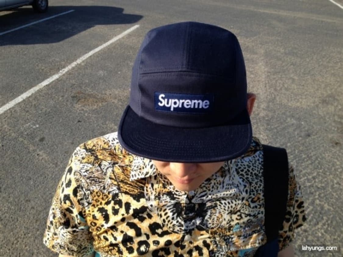 슈프림 2007 5패널 캠프캡 네이비  상품이미지9