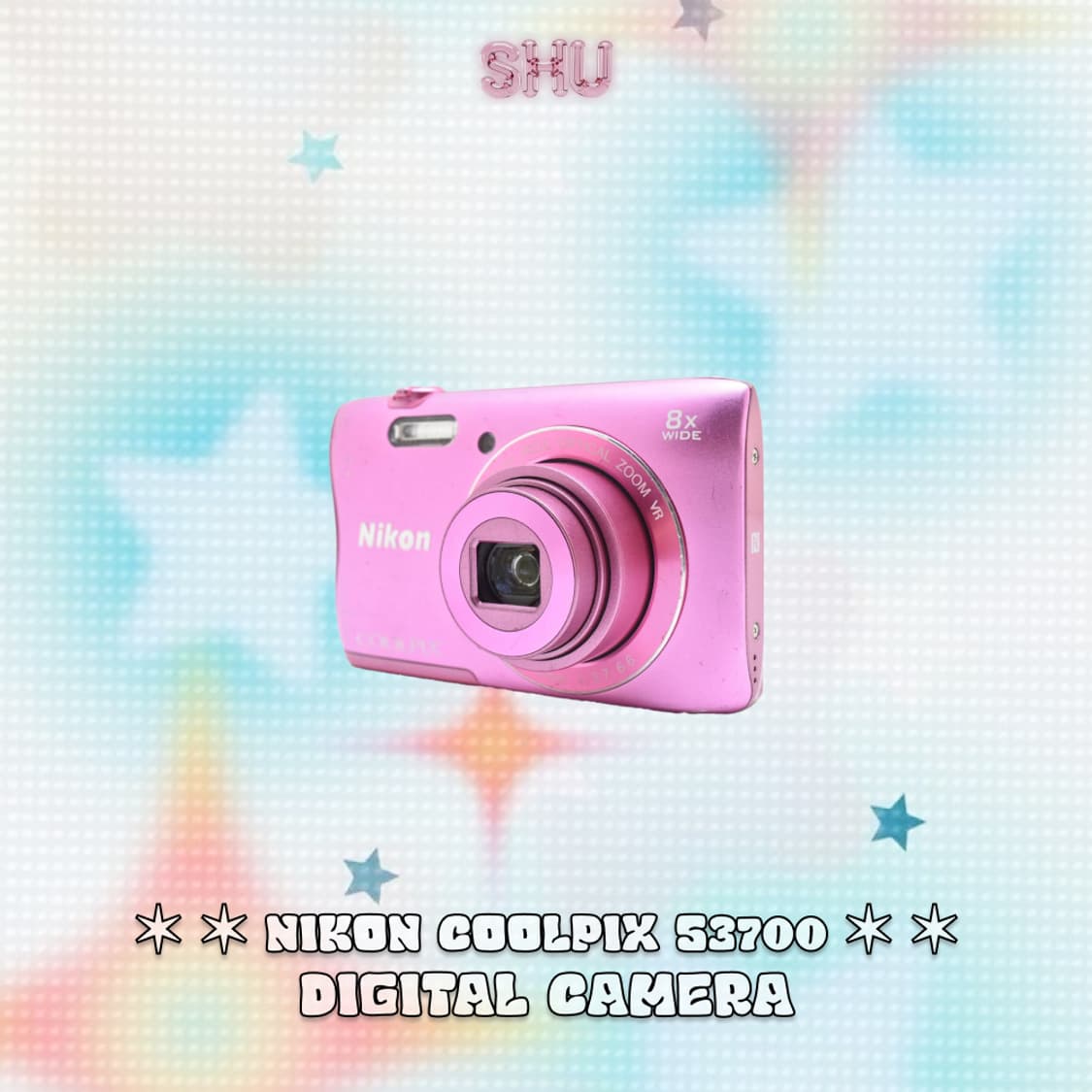 니콘 쿨픽스 S3700 빈티지 디카 핑크 상품이미지4