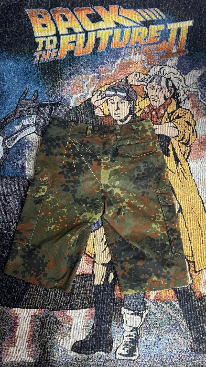 90’s 독일군 Army Flecktarn Half Trousers 상품이미지2