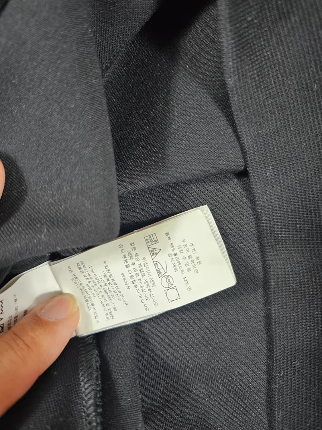 폴로블랙후드티 상품이미지5