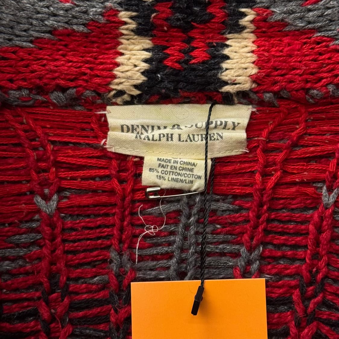 00s 데님앤서플라이 by 랄프로렌 아즈텍 프린지 니트 가디건 N44 상품이미지6