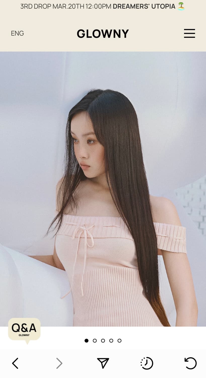 글로니 베라 스윙 탑 & 스커트 set 상품이미지3