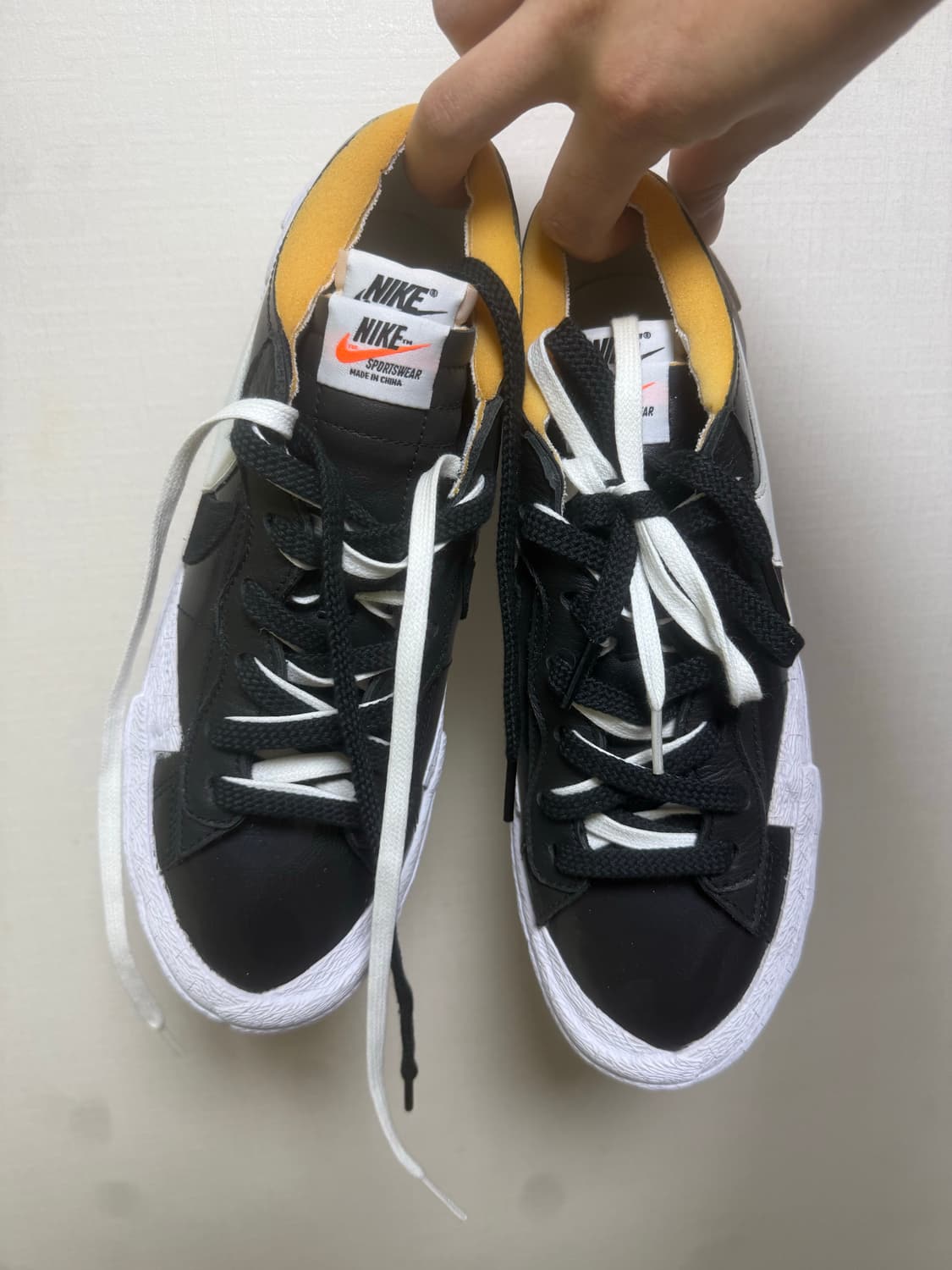 나이키X사카이 블레이저 로우 블랙 265 상품이미지7