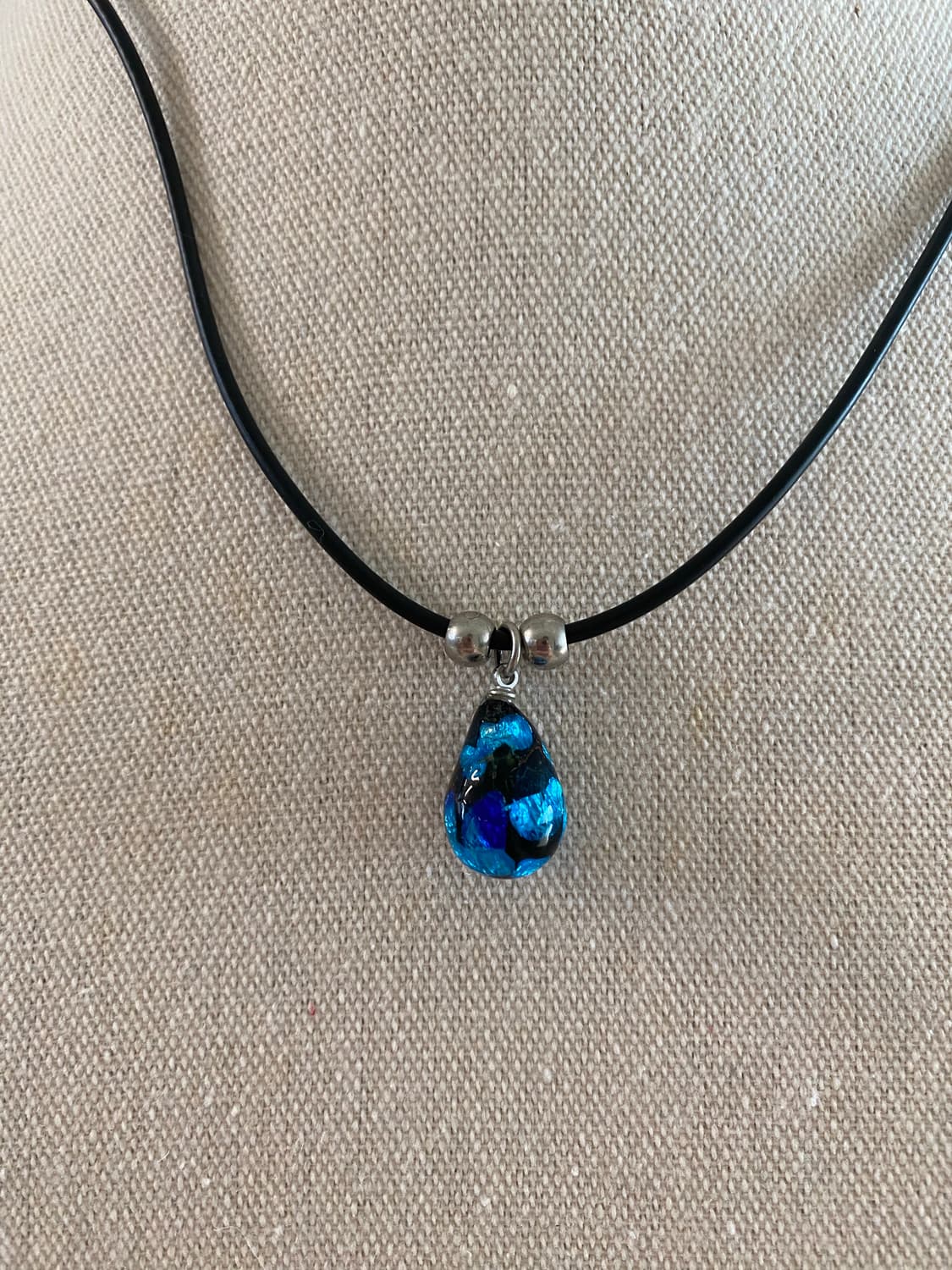 빈티지 글라스 팬던트 목걸이 상품이미지1