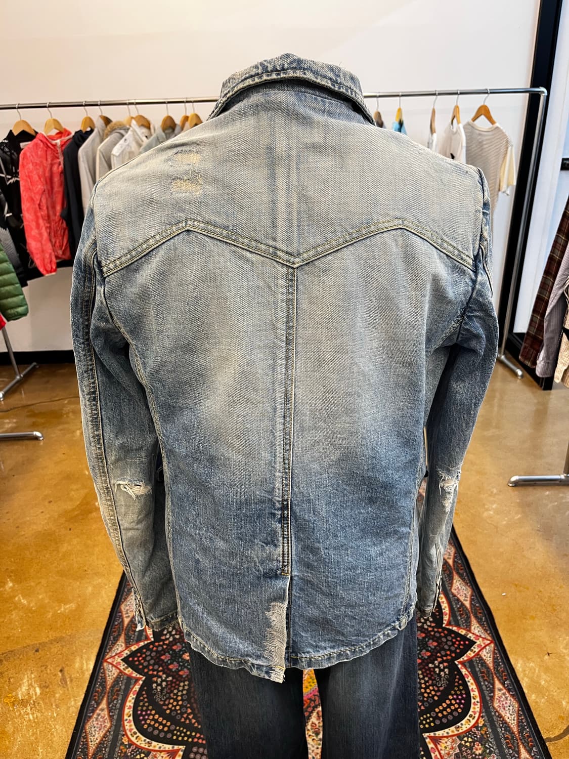 재패니즈 빈티지 데님 블레이져 자켓 상품이미지6