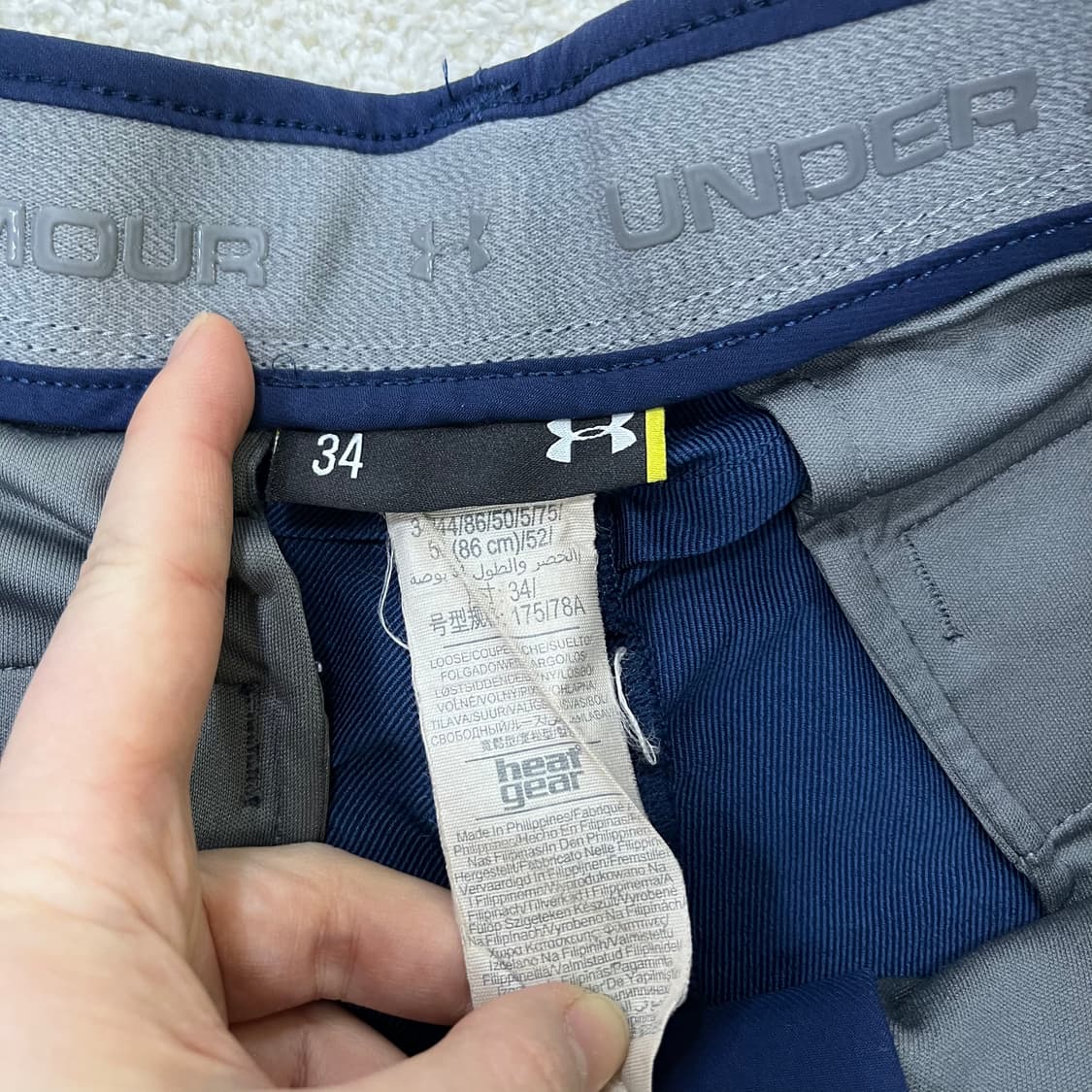 34 언더아머 골프 반바지 0414M 상품이미지3
