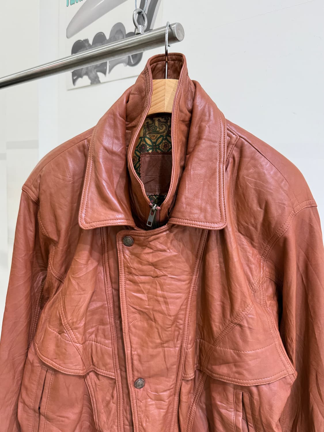 빈티지 레더 자켓 상품이미지2