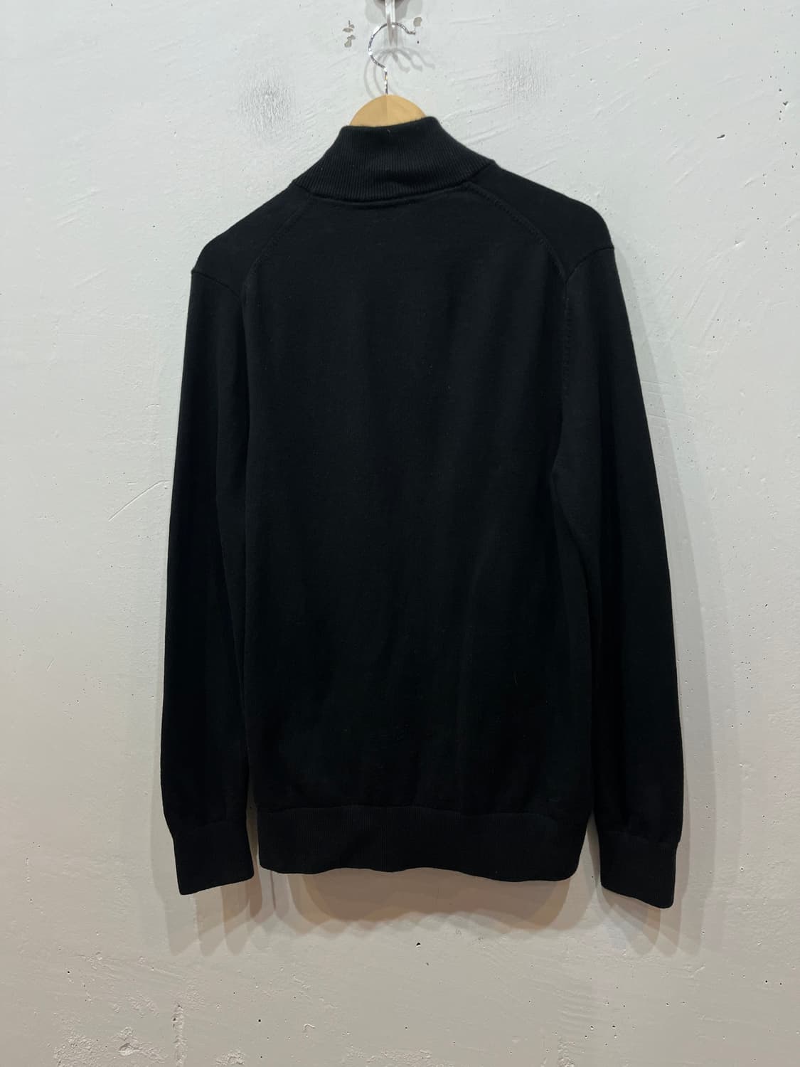 캘빈클라인 코튼 캐시미어 로고 니트집업 M 상품이미지7