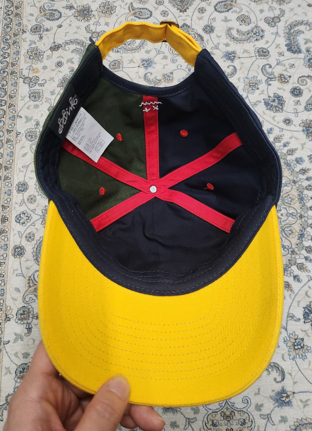 엘스팅코 컬러 블록 볼캡 상품이미지6