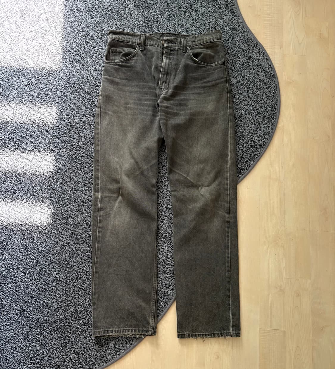 Levis 607 흑청 오렌지탭 상품이미지1