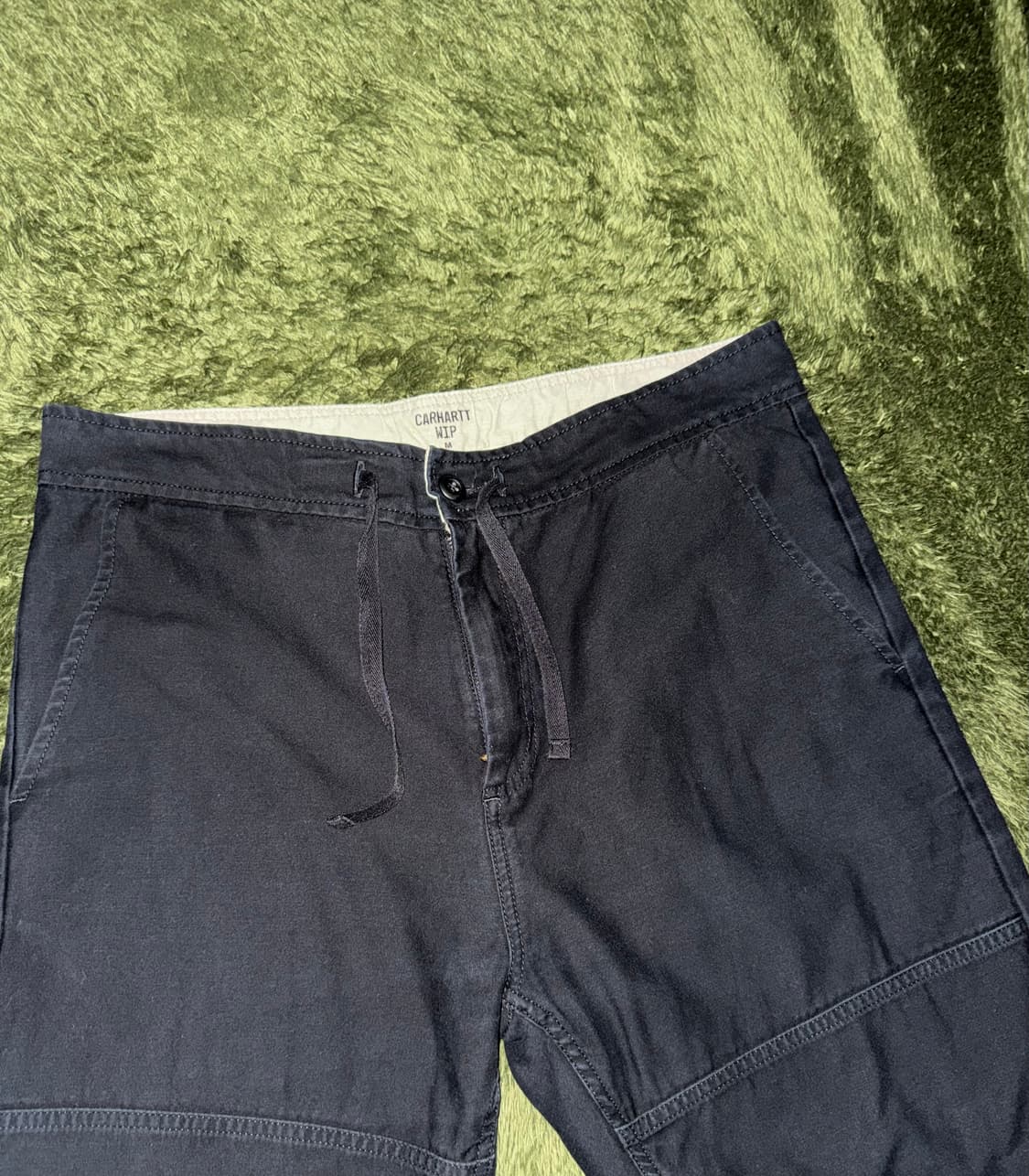 [M] 칼하트 Wip Marshall 마샬 코튼 조거 팬츠 블랙 상품이미지5