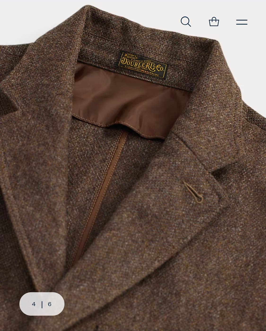 RRL 언컨스트럭티드 울 블렌드 스포츠 코트 상품이미지4