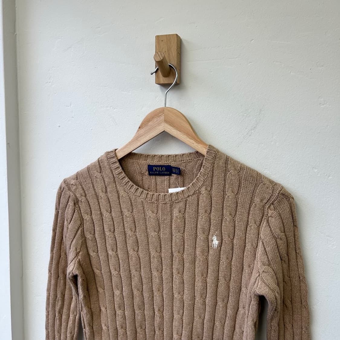 15598 - 폴로 랄프로렌 베이지 케이블 니트 상품이미지1