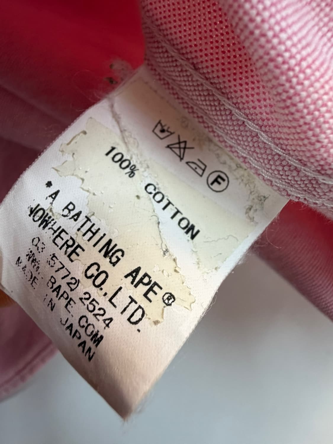 베이프 사루 헤드 옥스포드 셔츠  상품이미지7