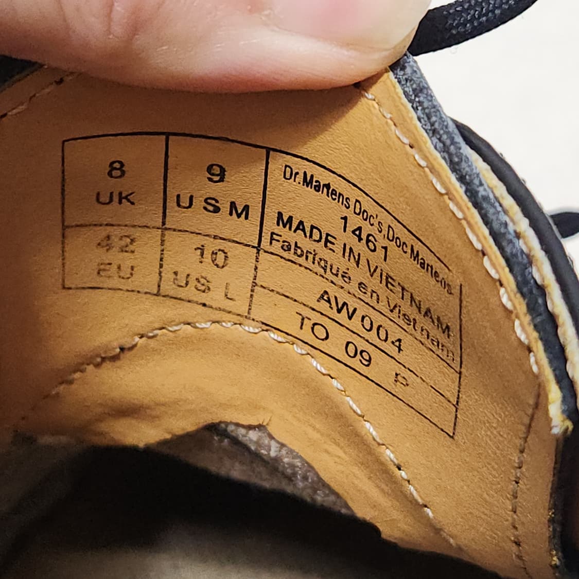 [8UK] 닥터마틴 1461 스무스 3홀 (270~275) 상품이미지8