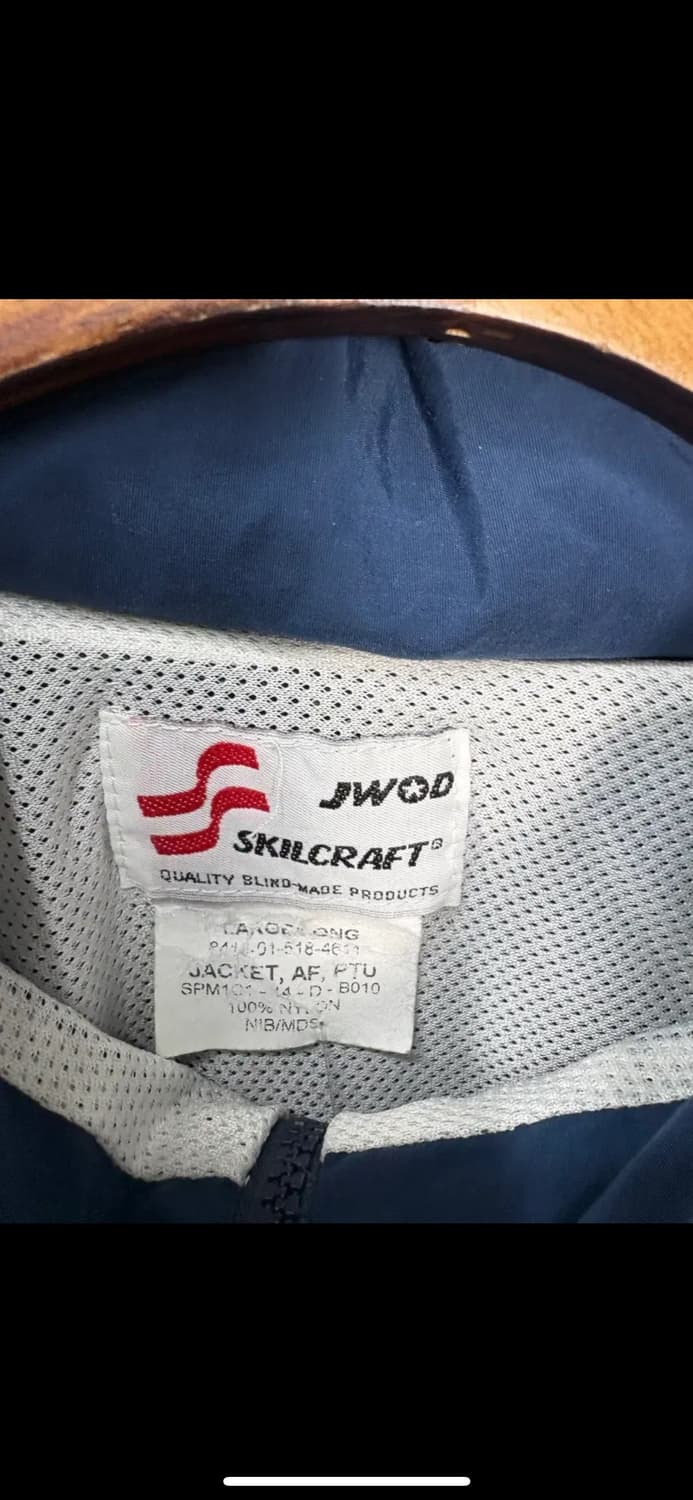 lpfu 미공군 네이비 바람막이자켓 H1857 상품이미지6